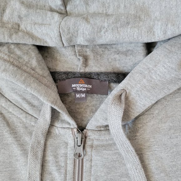 Wolf Howling At Moon in Forest Print Hoodie - Picture 5 of 8